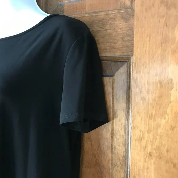 Nic and Nash Black & White Short Sleeve Dress Large - Picture 4 of 9